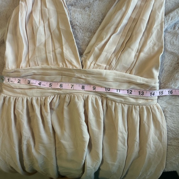 NWT Lulu's Heavenly Blush Maxi Dress Gown - Picture 9 of 11